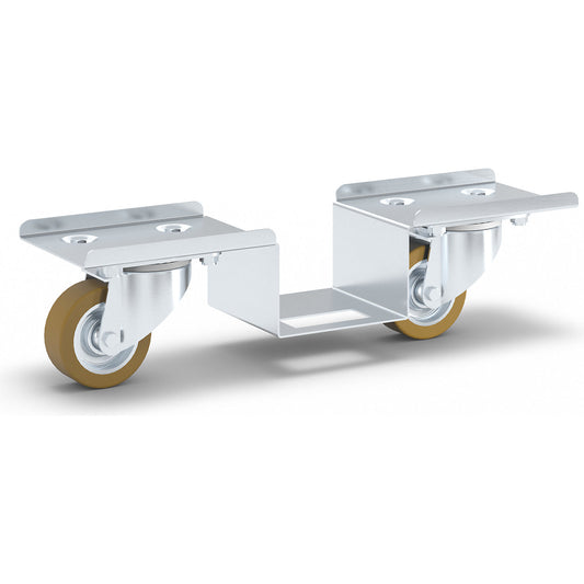 KM250 pallet dolly, LxWxH 575 x 160 x 150 mm, max. load 2000 kg.