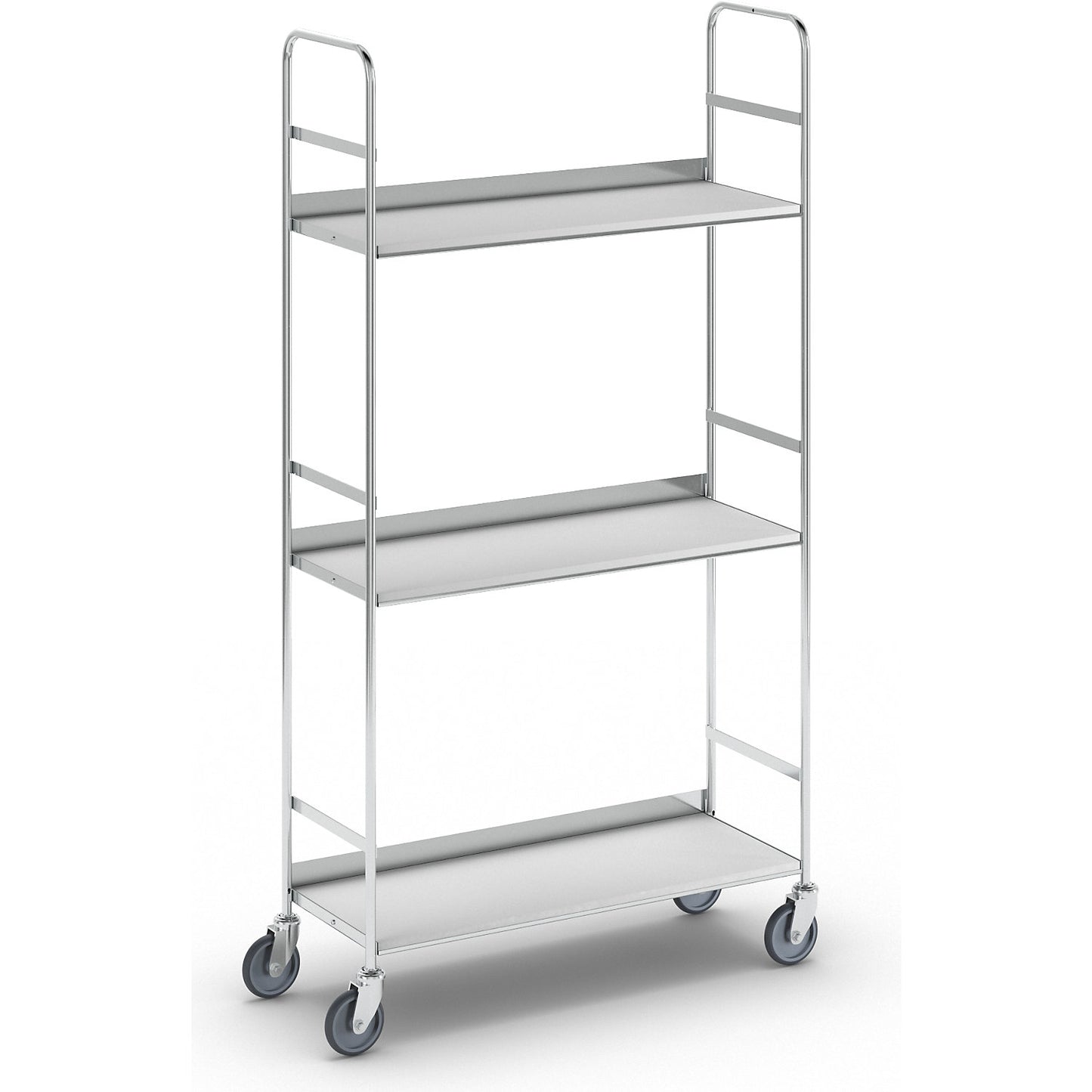 KM151 file shelf truck, 3 shelves, LxWxH 790 x 290 x 1500 mm.
