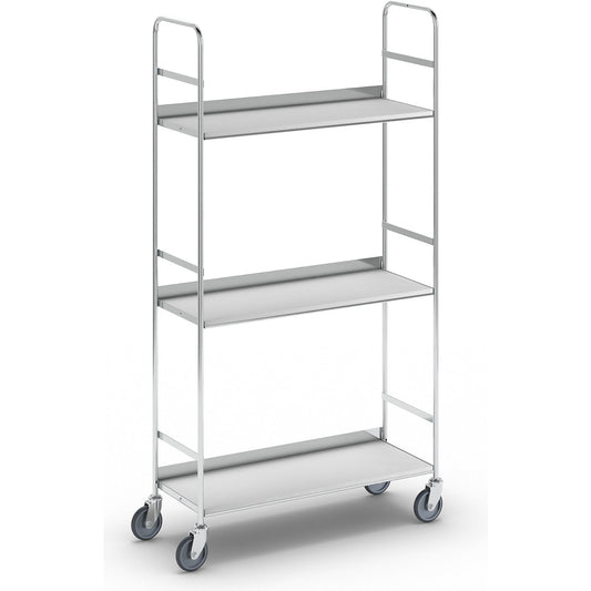KM151 file shelf truck, 3 shelves, LxWxH 790 x 290 x 1500 mm.