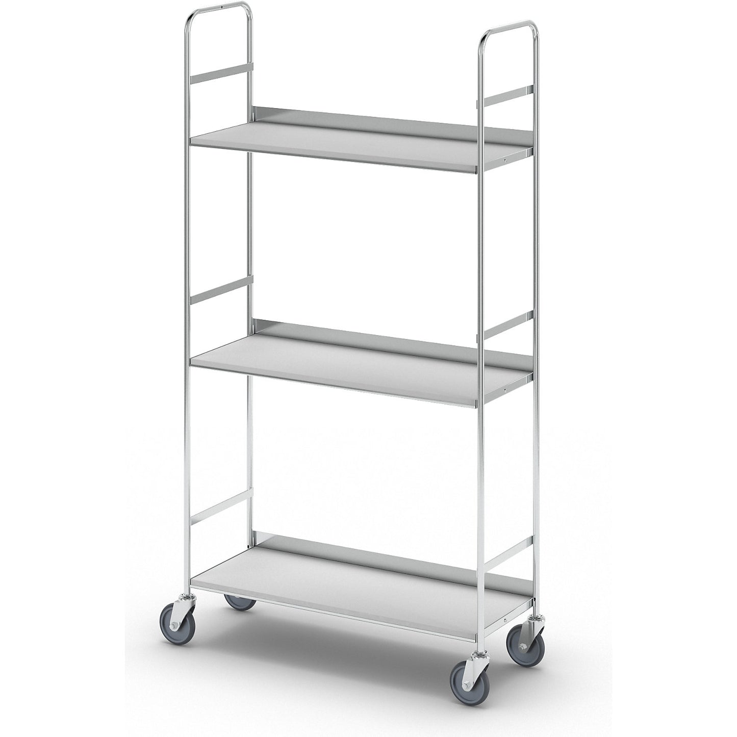 KM151 file shelf truck, 3 shelves, LxWxH 790 x 290 x 1500 mm.
