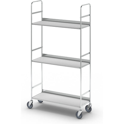 KM151 file shelf truck, 3 shelves, LxWxH 790 x 290 x 1500 mm.