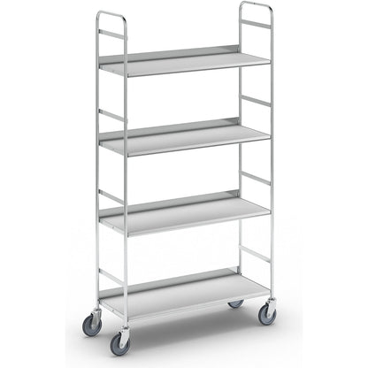 KM151 file shelf truck, 4 shelves, LxWxH 790 x 290 x 1500 mm.