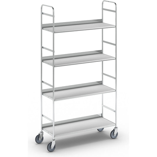 KM151 file shelf truck, 4 shelves, LxWxH 790 x 290 x 1500 mm.