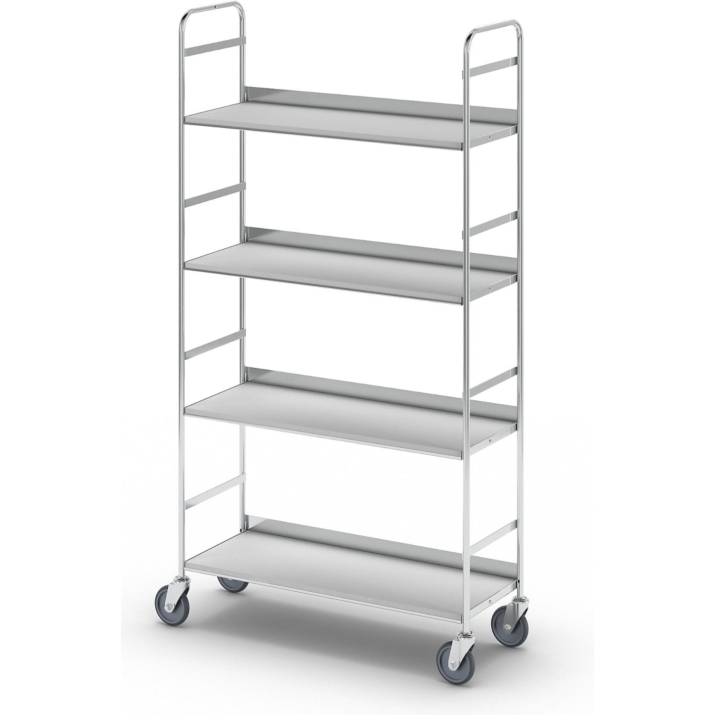 KM151 file shelf truck, 4 shelves, LxWxH 790 x 290 x 1500 mm.