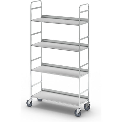 KM151 file shelf truck, 4 shelves, LxWxH 790 x 290 x 1500 mm.