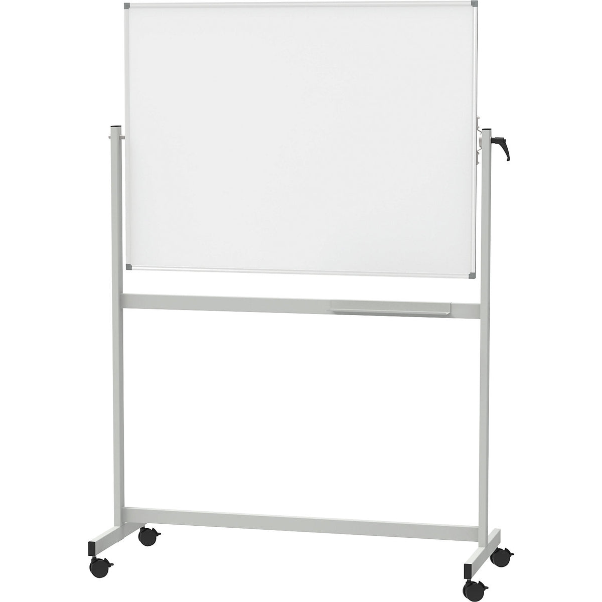Mobile Whiteboard MAULstandard, sheet steel, enamelled, WxH 1200 x 900 mm.