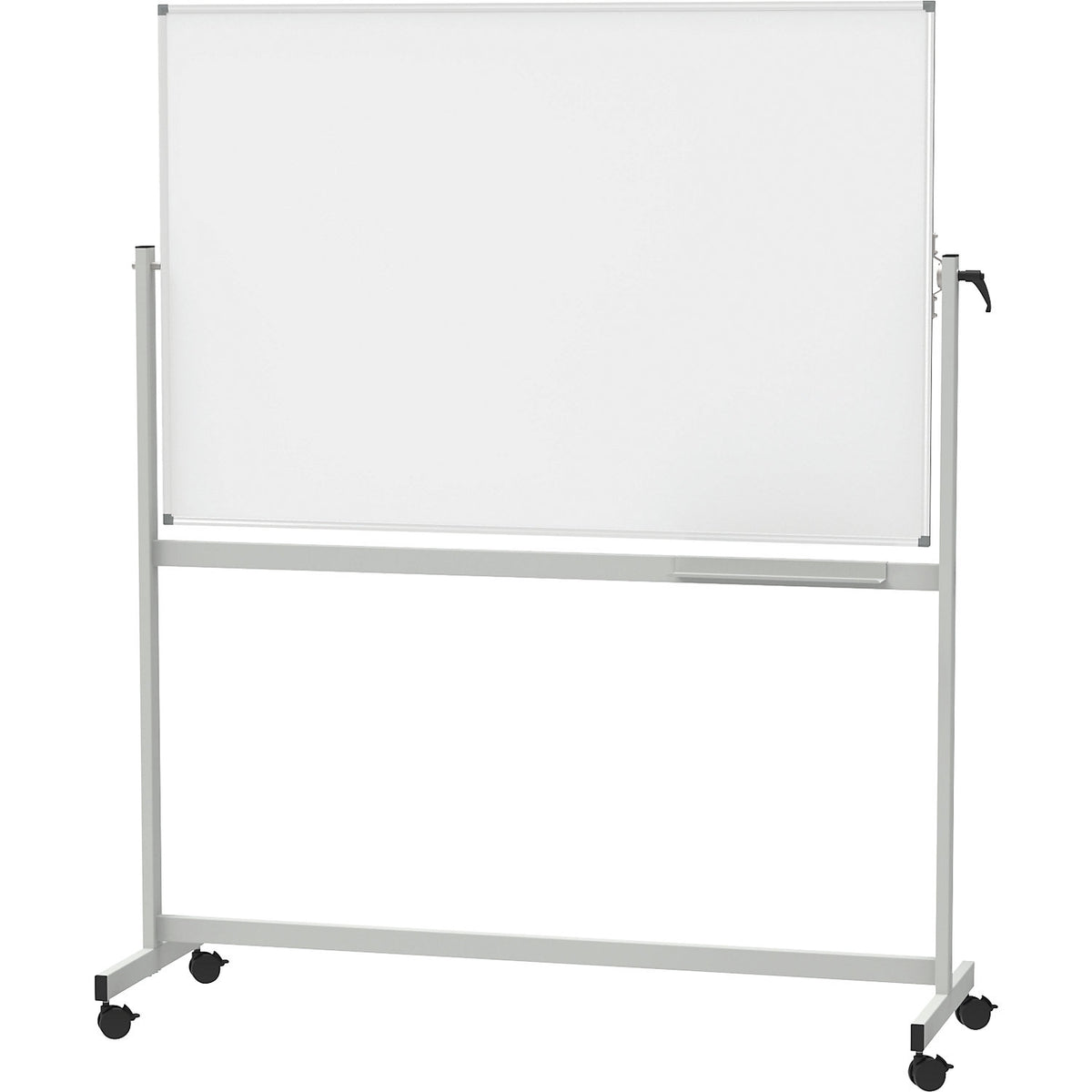 Mobile Whiteboard MAULstandard, sheet steel, enamelled, WxH 1500 x 1000 mm.