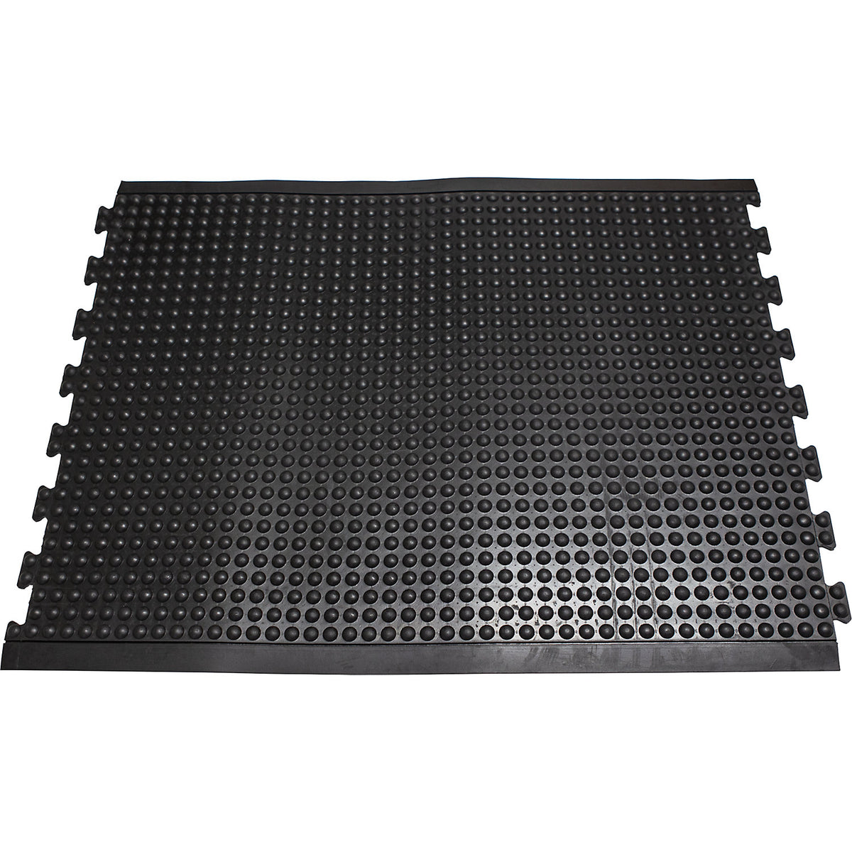 Anti-fatigue matting YOGA dome BASIC, black studded, centre piece, LxW 1200 x 900 mm.