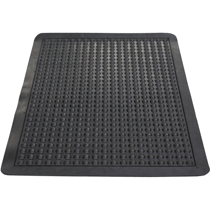 Anti-fatigue matting, black studs, LxW 900 x 600 mm.