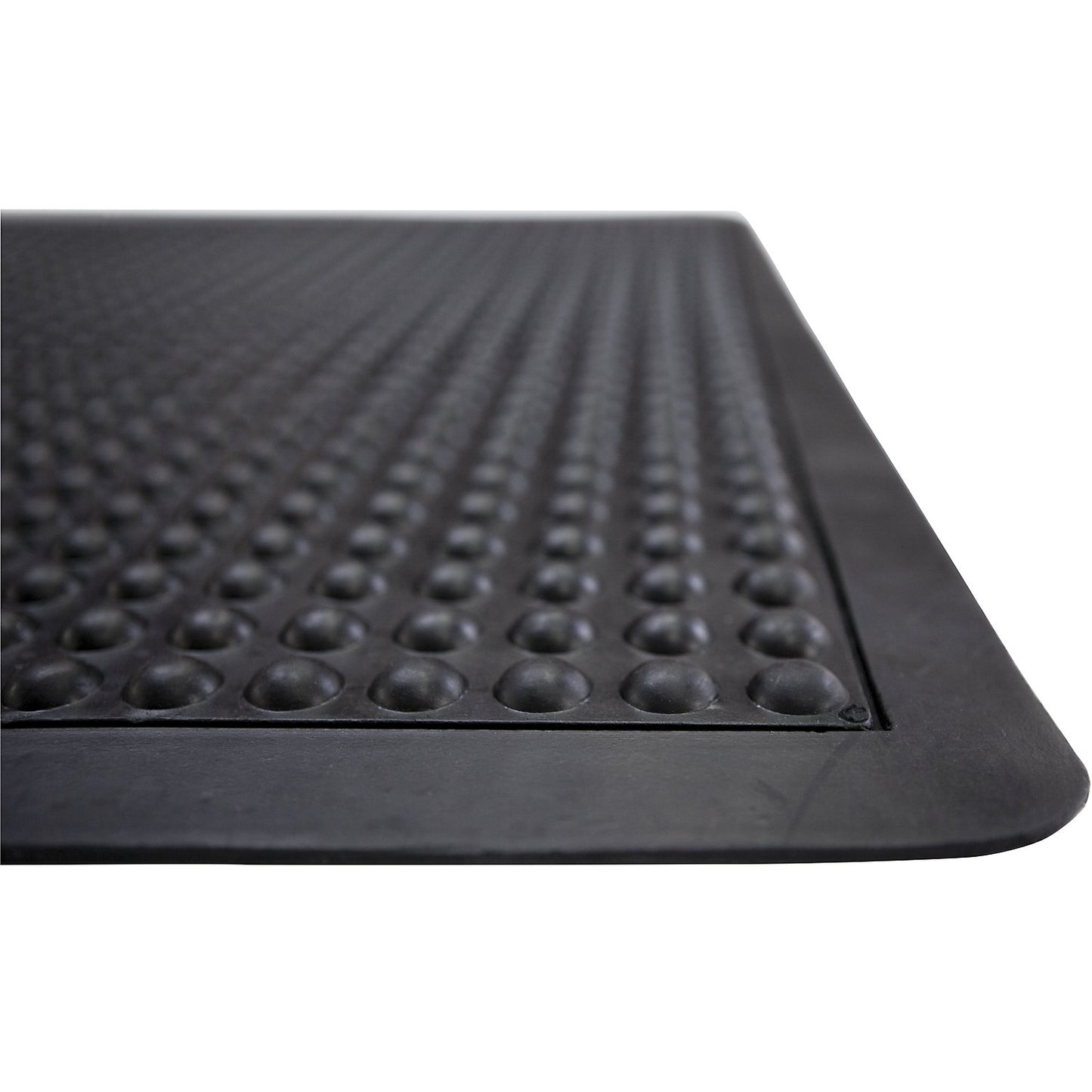 Anti-fatigue matting, black studs, LxW 900 x 600 mm.