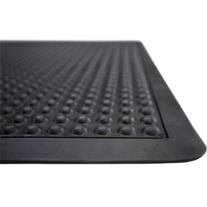 Anti-fatigue matting, black studs, LxW 900 x 600 mm.