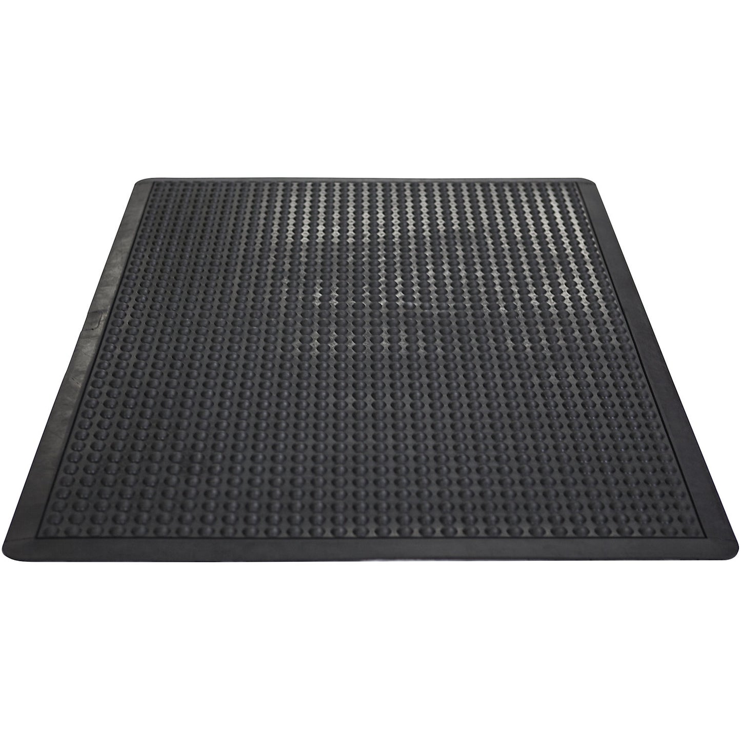 Anti-fatigue matting, black studs, LxW 1200 x 900 mm.