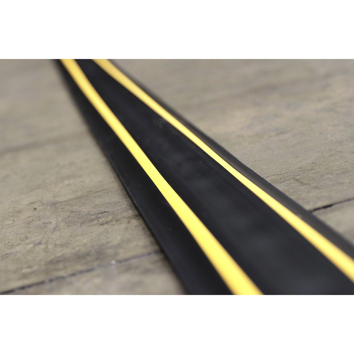 CABLEPRO cable bridge, GP1Safety, black / yellow, 1 duct, 14 x 7 mm, length 3 m.