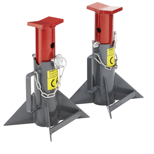 GREY support trestles, 1 pair, max. load 14 t, 1+ pairs.