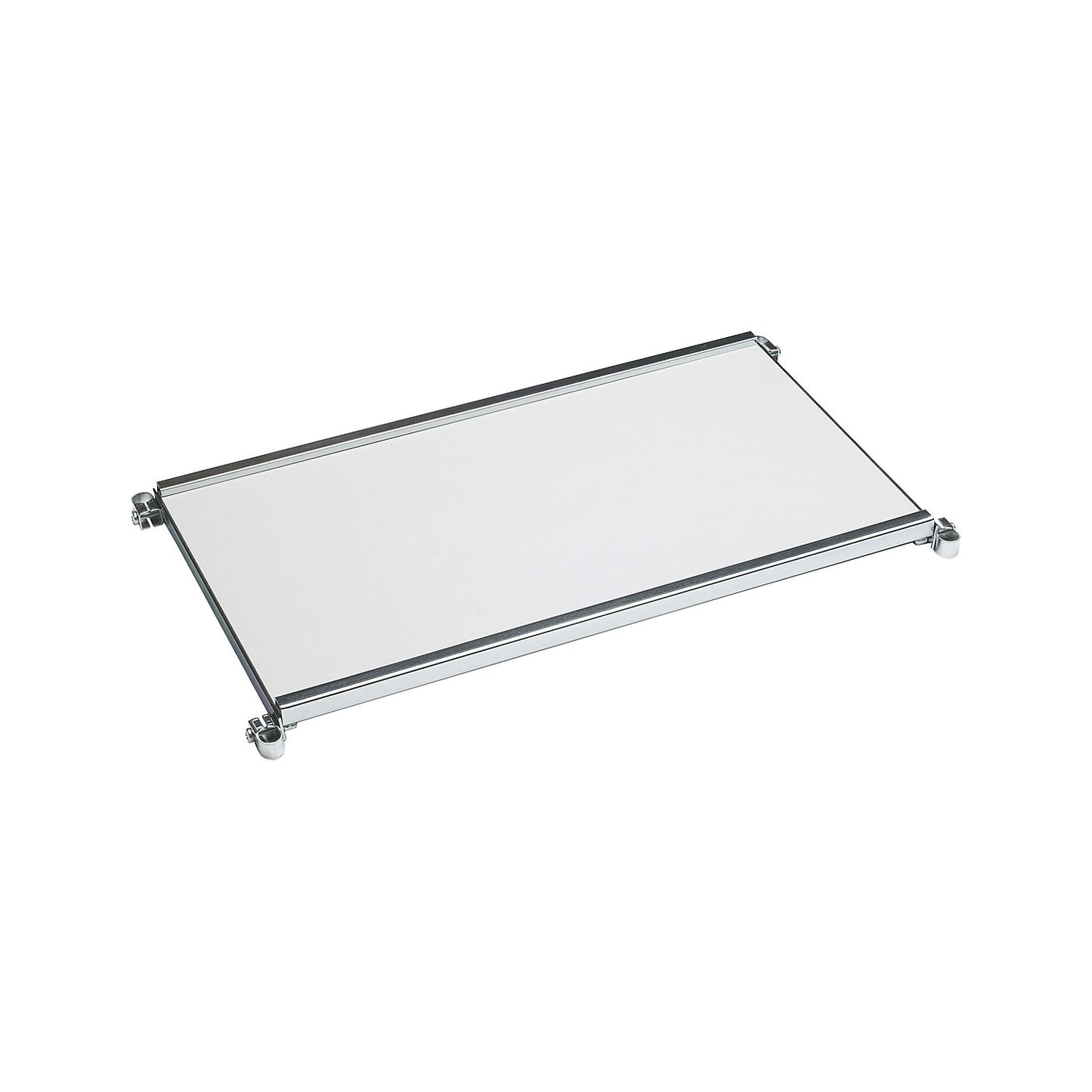 Shelf with supports, LxW 750 x 420 mm, grey.