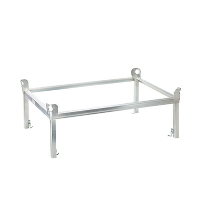 Raised frame, for Euro pallet dollies, zinc plated.