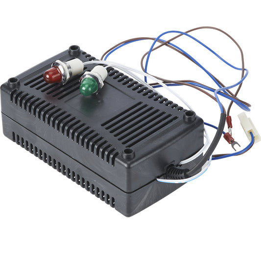 Battery charger, for mini lifter, black.