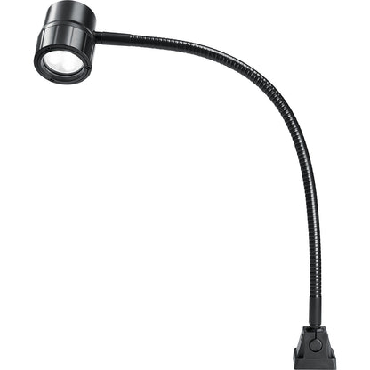 LED flexible arm machine lamp, 6 W, spotlight with beam angle 30°.
