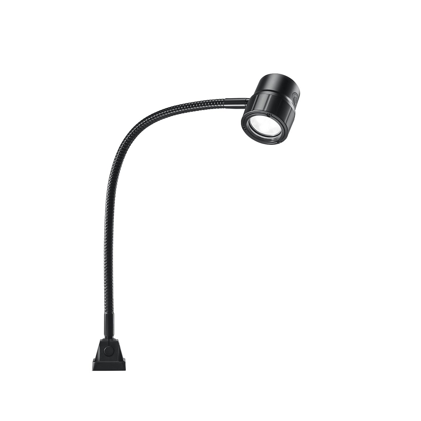 LED flexible arm machine lamp, 6 W, spotlight with beam angle 30°.