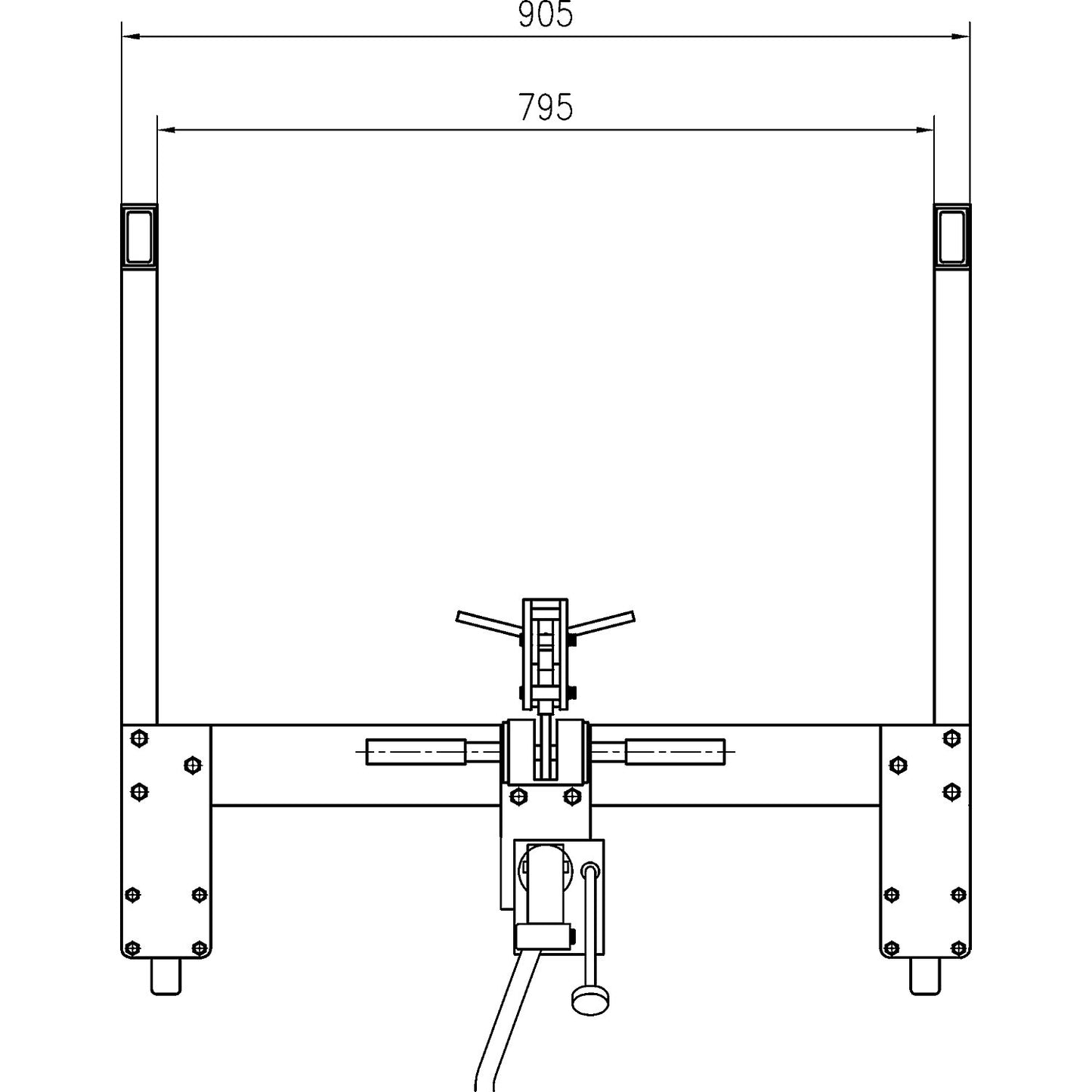 Drum grip, lifting height 780 mm, max. load 300 kg.