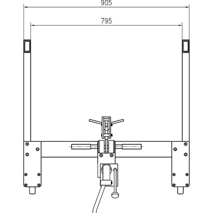 Drum grip, lifting height 780 mm, max. load 300 kg.