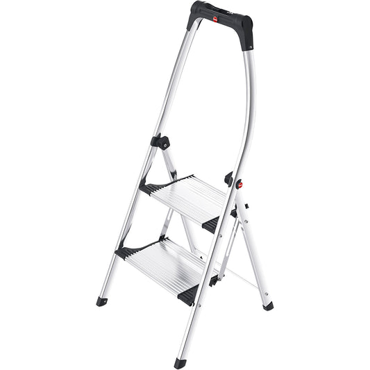 K100 Topline designer folding step, aluminium steps, 2 steps incl. platform.