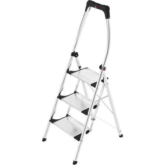 K100 Topline designer folding step, aluminium steps, 3 steps incl. platform.