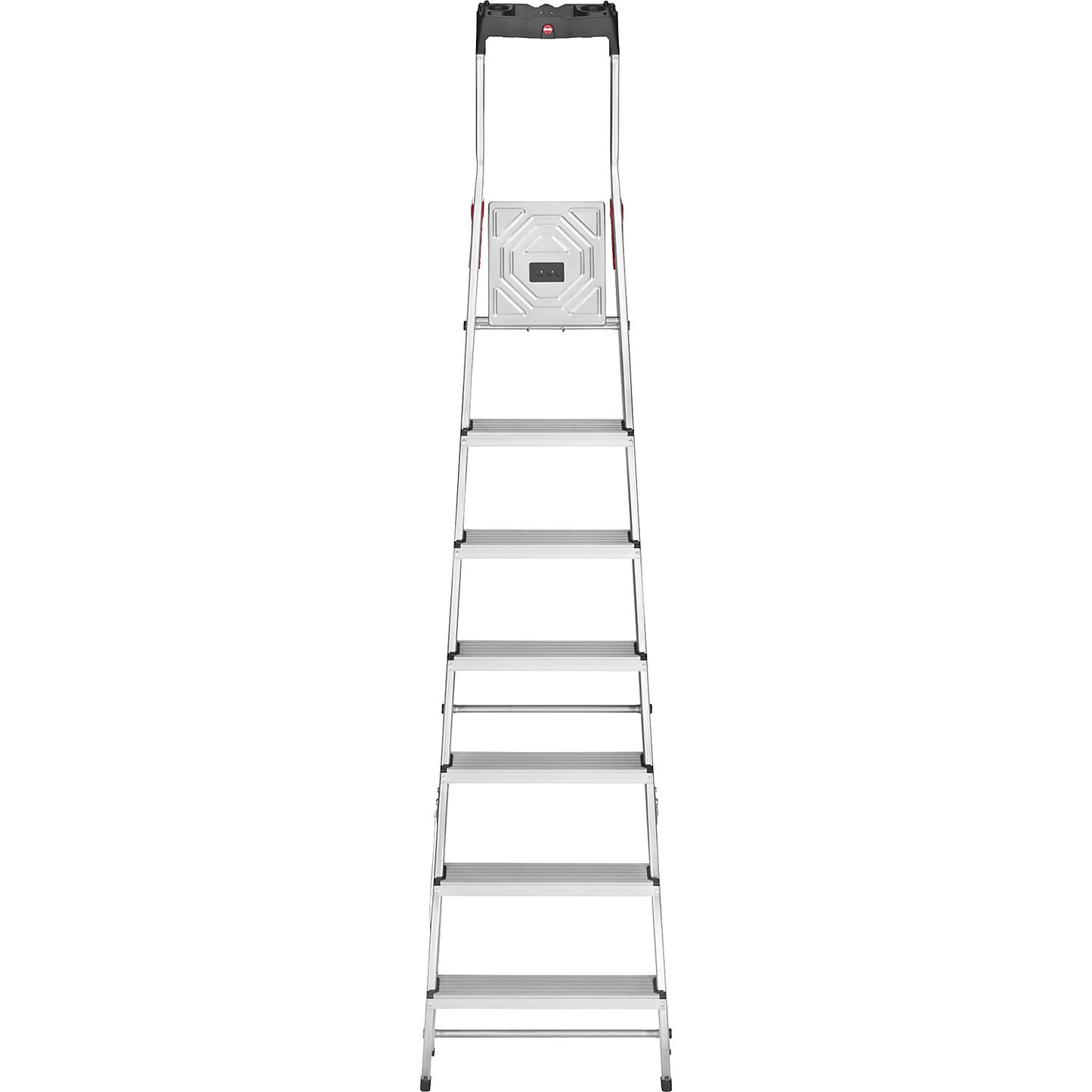 StandardLine L60 aluminium step ladder, max. load 150 kg, 7 steps.