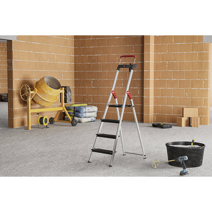 TopLine L100 safety ladder, max. load up to 150 kg, 4 steps.