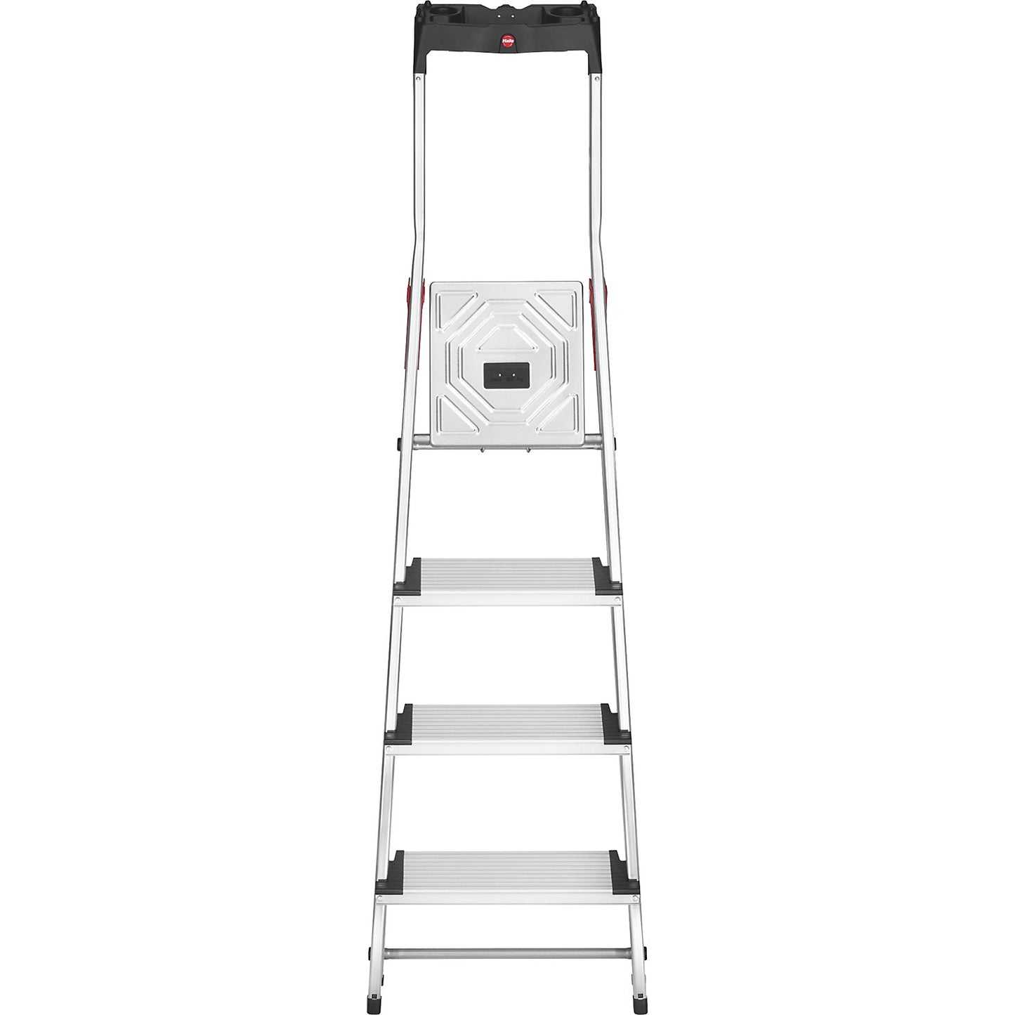 ComfortLine L80 aluminium step ladder, max. load 150 kg, 4 steps.