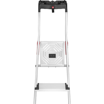 ComfortLine L80 aluminium step ladder, max. load 150 kg, 4 steps.