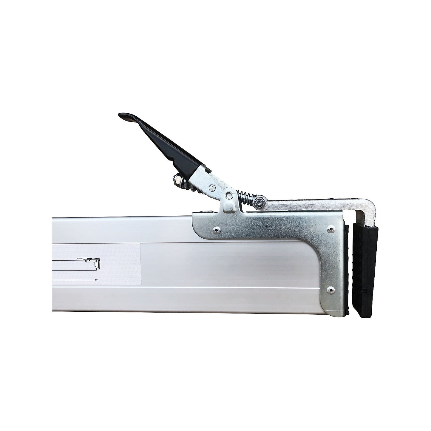 Intermediate wall fastener, aluminium, for 2400 - 2700 mm spaces, for side panels 21 - 36 mm.