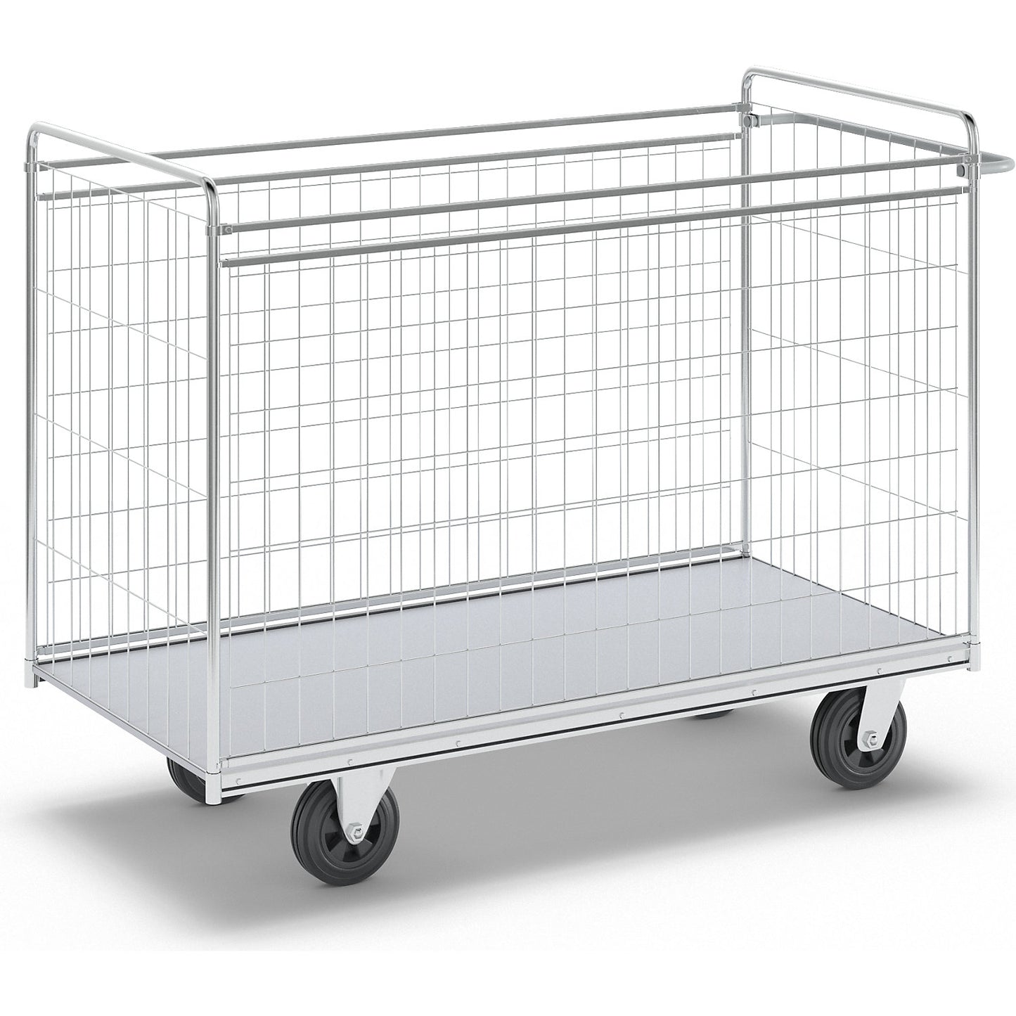 SERIES 300 four-sided trolley, model 82, low, LxWxH 1390 x 650 x 1030 mm.