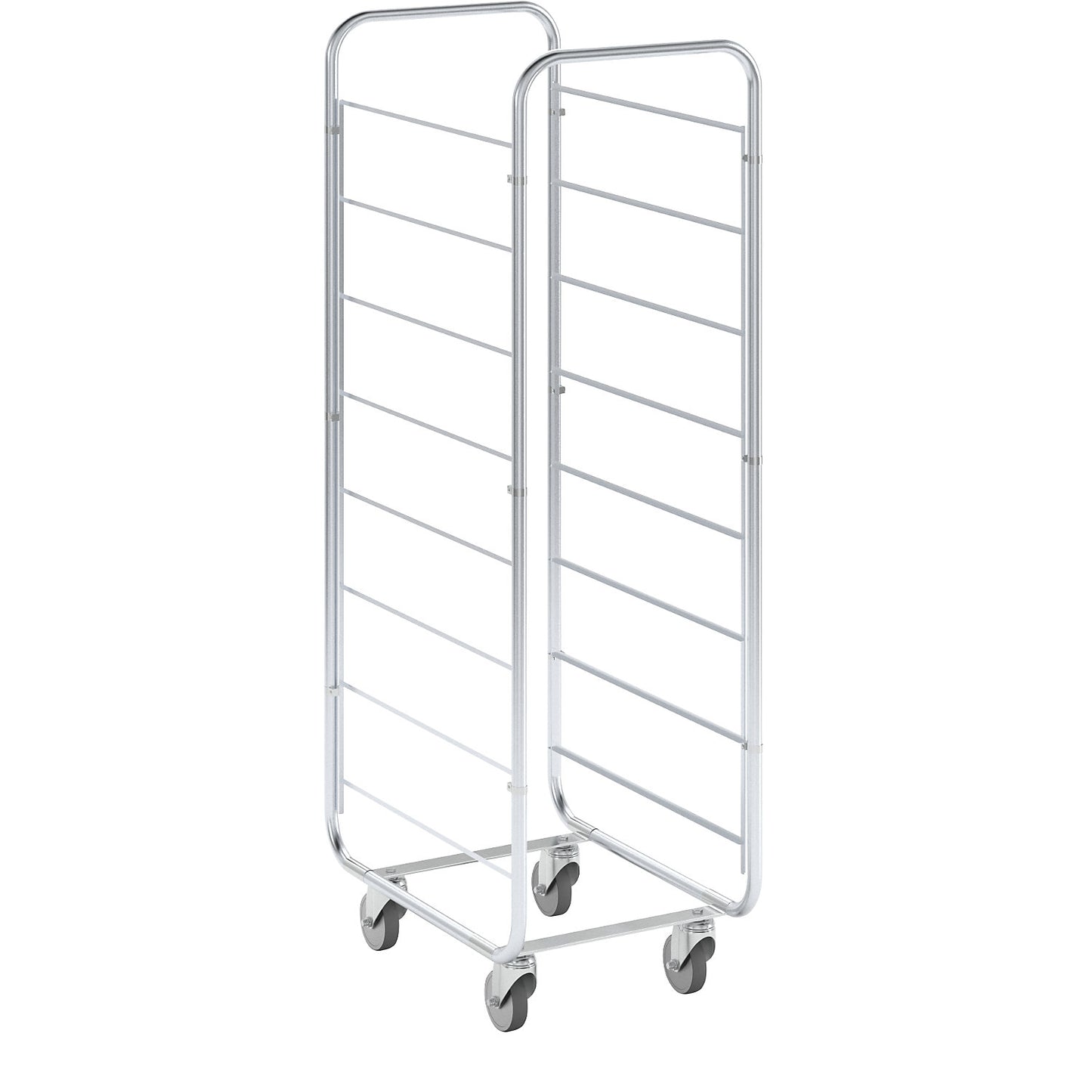 Shelf truck for boxes, LxWxH 670 x 465 x 1585 mm, max. load 200 kg.