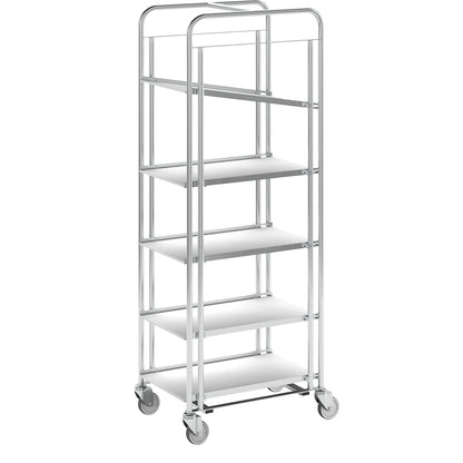 Shelf truck for FLEX boxes, LxWxH 670 x 463 x 1785 mm, max. load 200 kg.