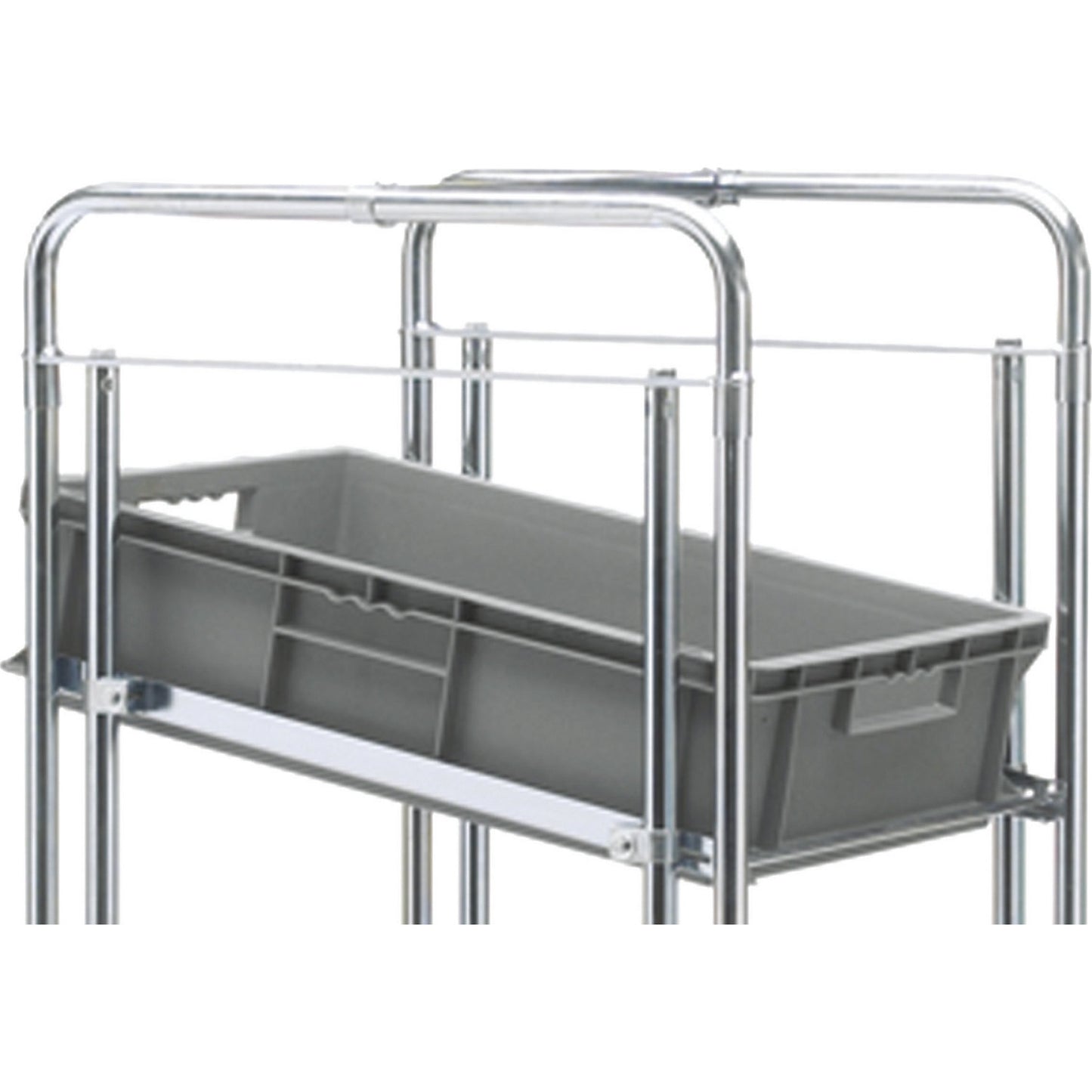 Pair of guide rails with box stopper, for FLEX box stacker, 1+ items.