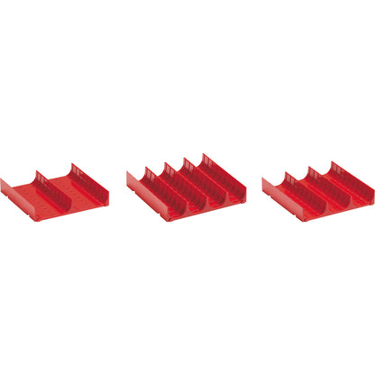 Drawer division, tray component 150 x 150 mm (9 x 9 units), pack of 6, 2 trays Ø 70 mm.