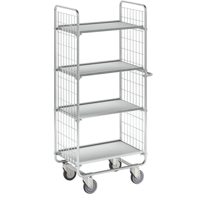 SERIES 100 shelf truck, 4 shelves, LxWxH 800 x 460 x 1585 mm.