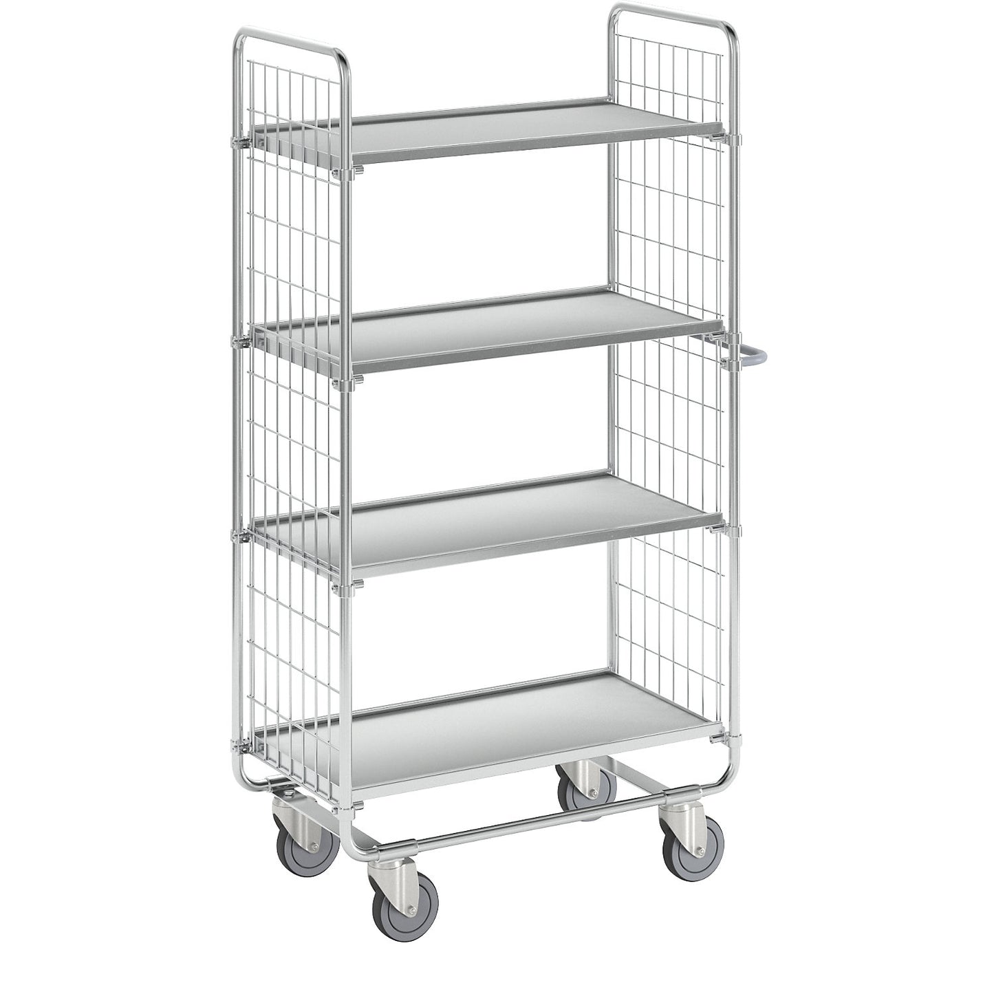 SERIES 100 shelf truck, 4 shelves, LxWxH 930 x 460 x 1585 mm.