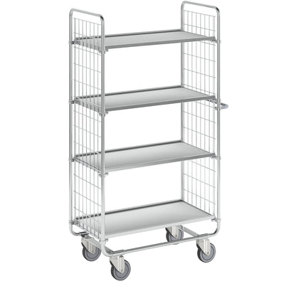 SERIES 100 shelf truck, 4 shelves, LxWxH 930 x 460 x 1585 mm.
