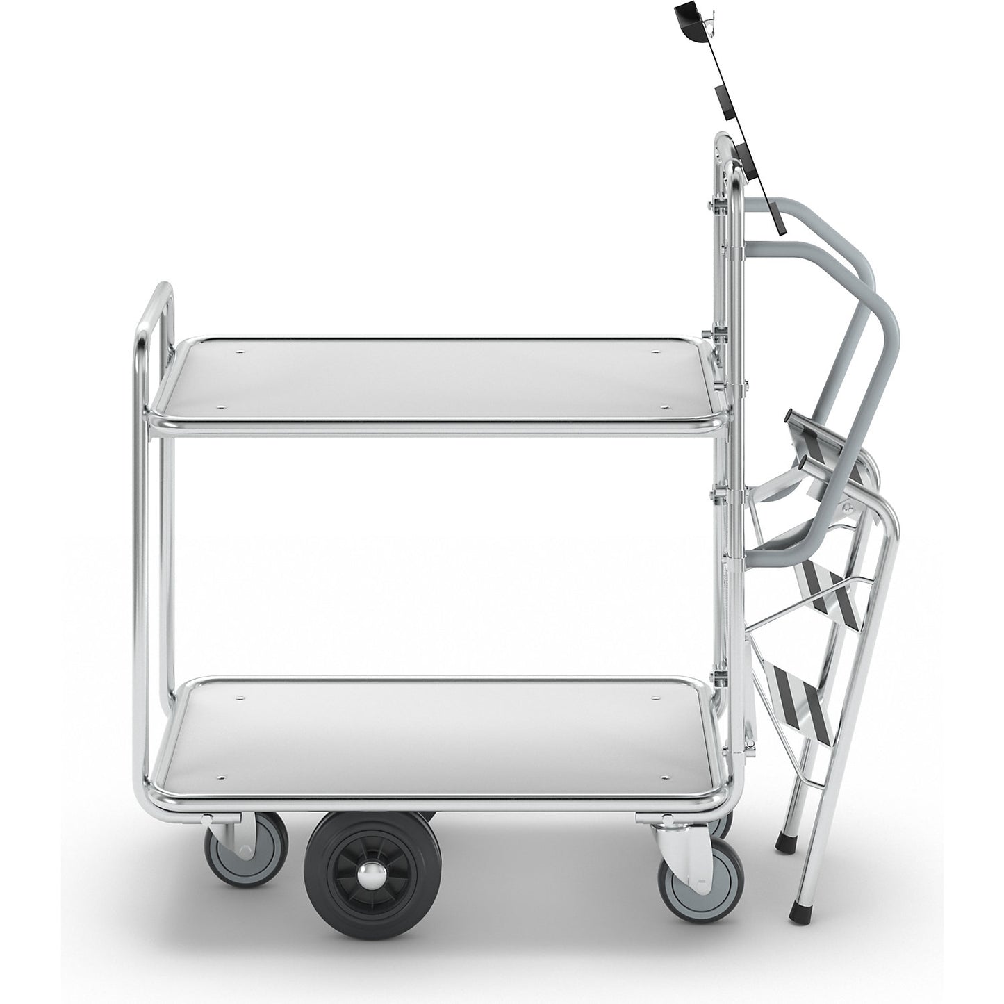 SERIES 200 push truck, 2 shelves, LxWxH 1130 x 520 x 1110 mm.