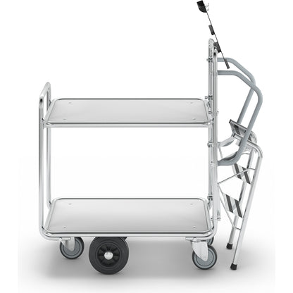 SERIES 200 push truck, 2 shelves, LxWxH 1130 x 520 x 1110 mm.