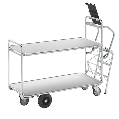 SERIES 200 push truck, 2 shelves, LxWxH 1530 x 620 x 1110 mm.
