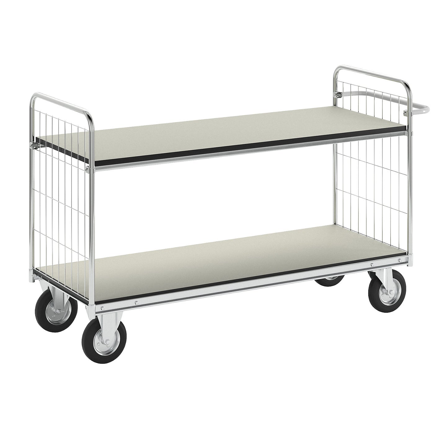 SERIES 300 ESD shelf truck, 2 shelves, LxWxH 1790 x 650 x 1070 mm.