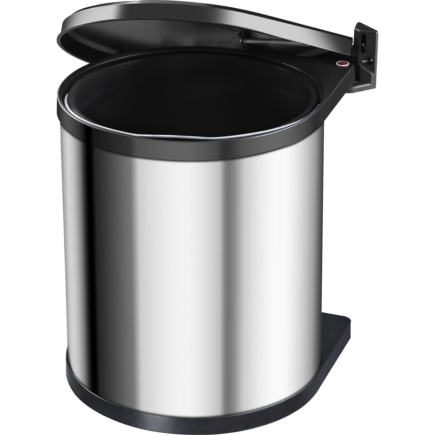 Compact-Box M built-in rubbish bin, with lid lift system, 1 x 15 l, stainless steel.
