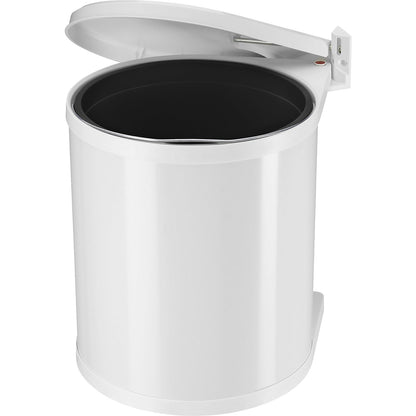 Compact-Box M built-in rubbish bin, with lid lift system, 1 x 15 l, white.