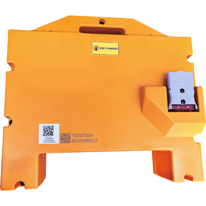 Replacement lithium battery, for electric pallet truck E15, 48 V / 20 Ah grey plug.