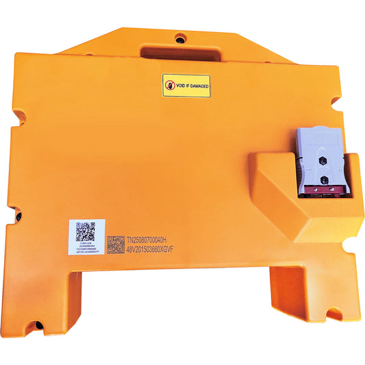 Replacement lithium battery, for electric pallet truck E15, 48 V / 20 Ah grey plug.
