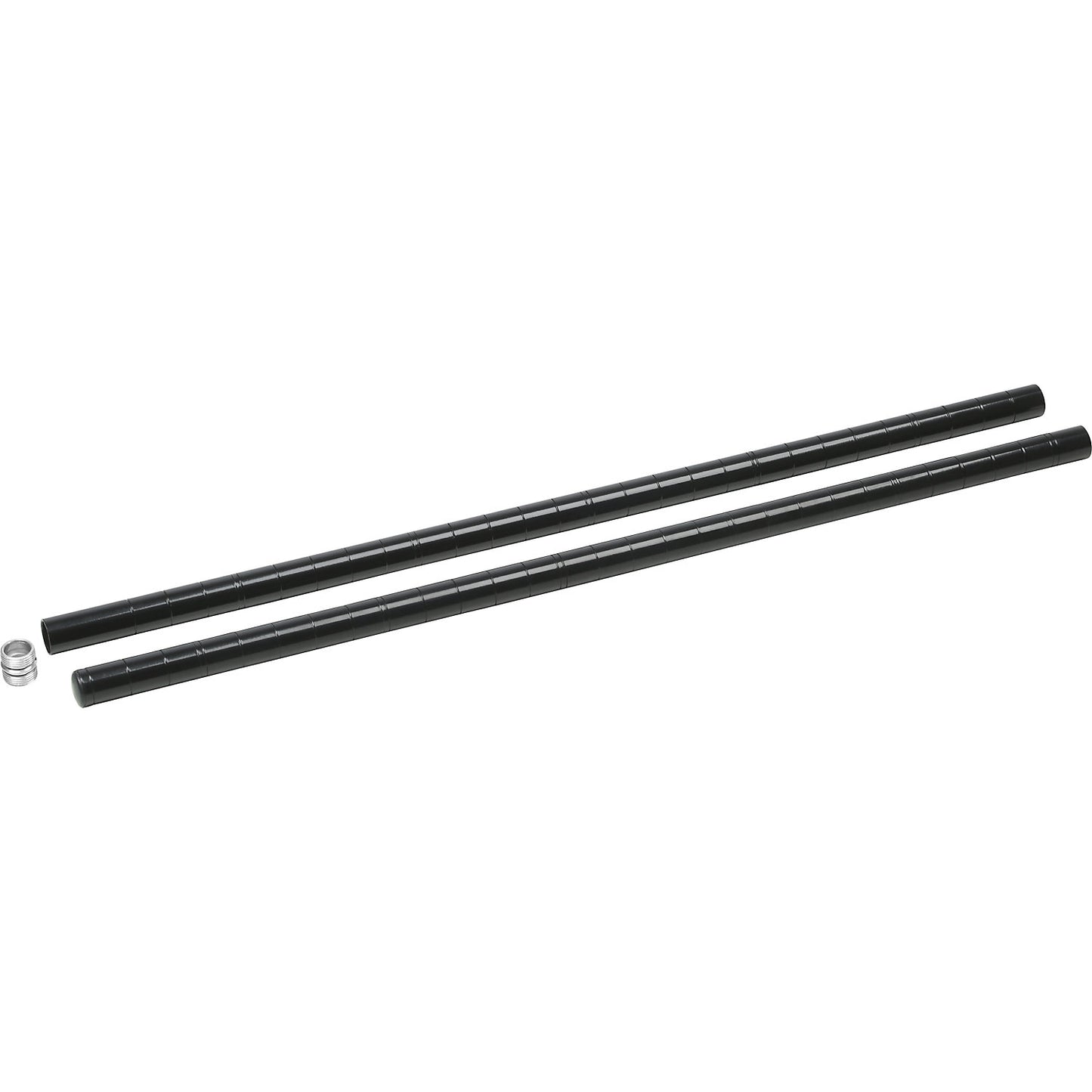 Post for table trolley, length 1500 mm, black.