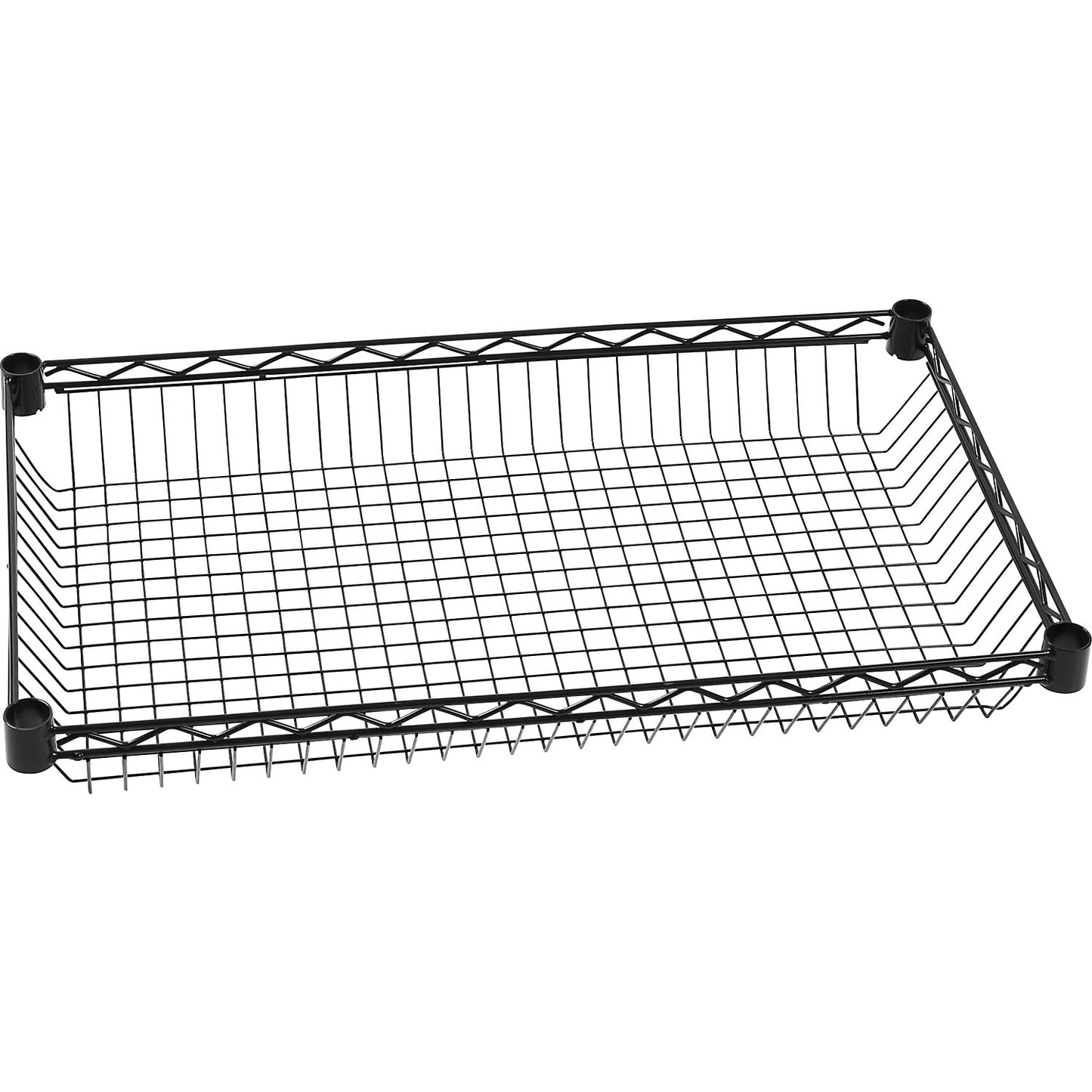 Basket for table trolley, LxW 760 x 460 mm, black.